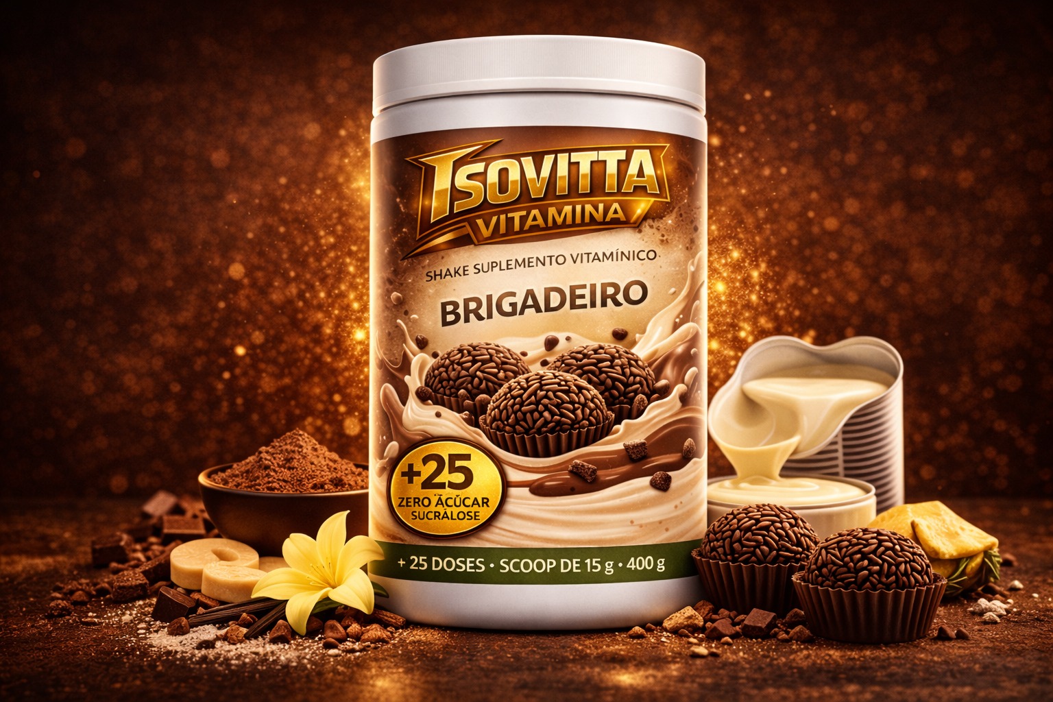 Isovitta Milk Shake — shake cremoso proteico